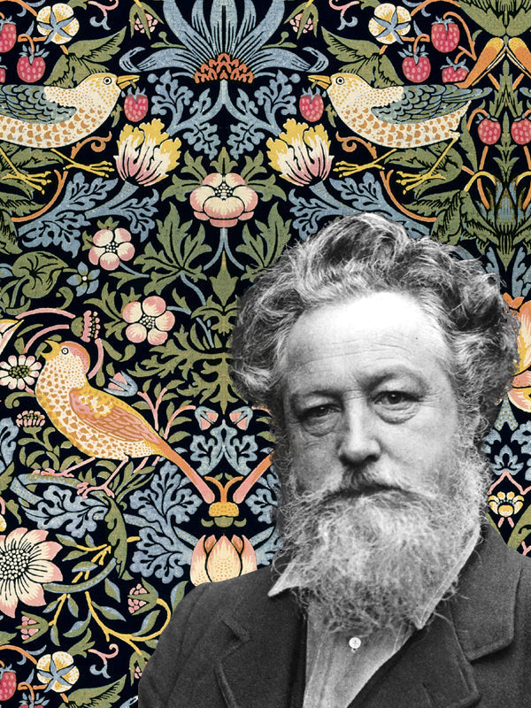 William Morris Intricate Floral Umbrellas, Rain Capes & Arts & Crafts Gifts