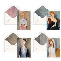 Barnes/Modigliani - Boxed Blank Note Cards – Set of 16 in a Keepsake Gift Box