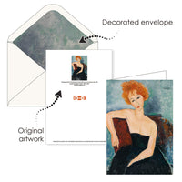 Barnes/Modigliani - Boxed Blank Note Cards – Set of 16 in a Keepsake Gift Box