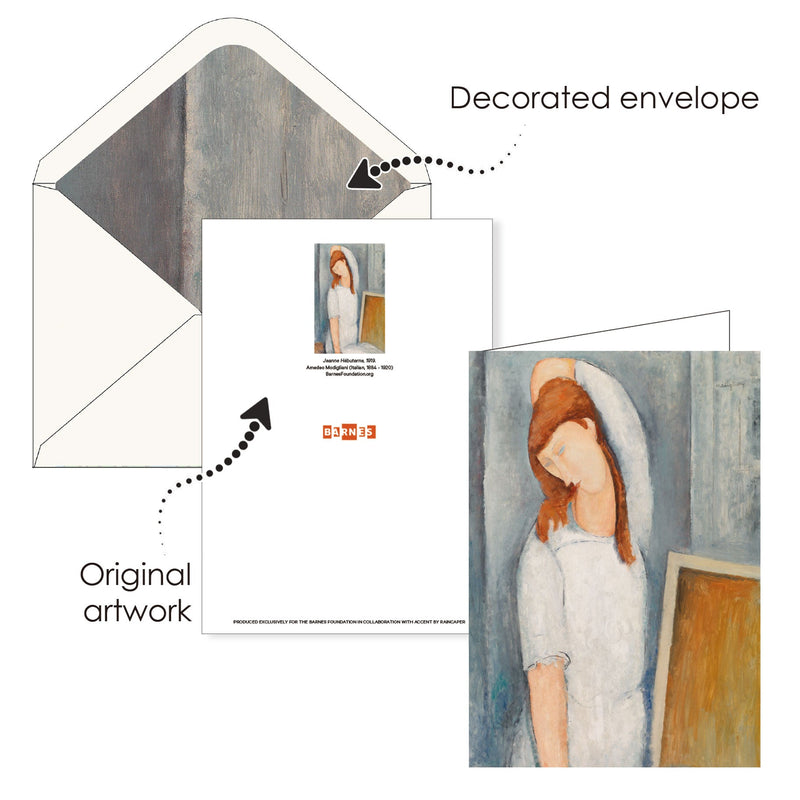 Barnes/Modigliani - Boxed Blank Note Cards – Set of 16 in a Keepsake Gift Box