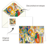 Delaunay Paris - Boxed Blank Note Cards – Set of 16 in a Keepsake Gift Box