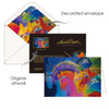 Laurel Burch Horses - Boxed Blank Note Cards – Set of 16 in a Keepsake Gift Box