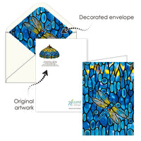 Tiffany Stained Glass Masterworks- Boxed Blank Note Cards – Set of 16 in a Keepsake Gift Box