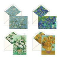 van Gogh Flowers - Boxed Blank Note Cards – Set of 16 in a Keepsake Gift Box