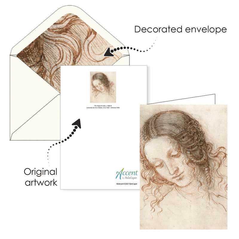 Women of da Vinci - Boxed Blank Note Cards – Set of 16 in a Keepsake Gift Box