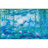 Monet Nympheas Oversized Beach Towel - Microfiber, Quick-Dry