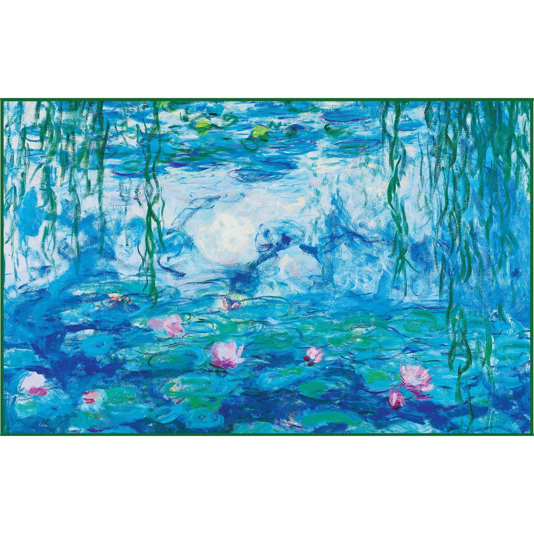 Monet Nympheas Oversized Beach Towel - Microfiber, Quick-Dry