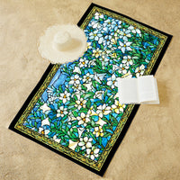Tiffany Field of Lilies Oversized Beach Towel - Microfiber, Quick-Dry