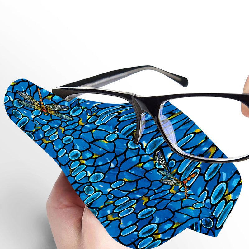 ]Tiffany Dragonfly Microfiber Lens Cleaning Cloth – Soft, Non-Abrasive, Art-Inspired
