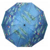Monet Water Lilies Travel Umbrella – Compact, One-Touch Open & Close