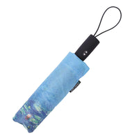 Monet Water Lilies Travel Umbrella – Compact, One-Touch Open & Close