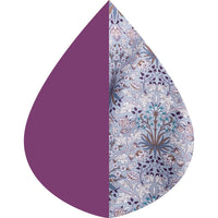 RainCaper William Morris Hyacinth & Plum Travel Cape