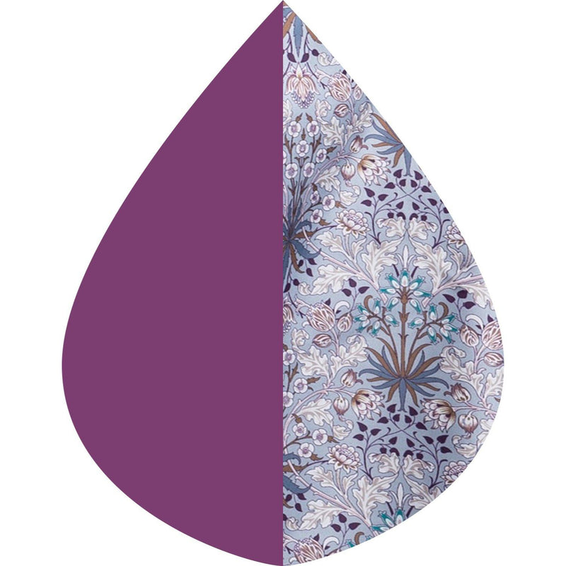 RainCaper William Morris Hyacinth & Plum Travel Cape