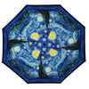 van Gogh Starry Night Travel Umbrella – Compact, One-Touch Open & Close