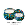 Tiffany Floral Scented Scented Clean Soy Candles - Gift Boxed Set of 4 Scents