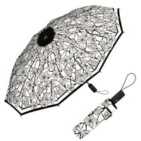 Tiffany Magnolia Travel Umbrella – Compact, One-Touch Open & Close