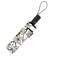 Tiffany Magnolia Travel Umbrella – Compact, One-Touch Open & Close