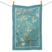 van Gogh Almond Blossom Cotton Tea Towel – Flat Weave, Absorbent
