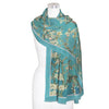 van Gogh Almond Blossom   Silk Blend Shawl – Lightweight Dressy Wrap for Women
