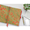Monet Poppy Field - Dot Grid Journal – Hardcover, Pockets, Ribbon Bookmarks