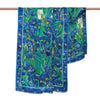 van Gogh Irises Silk Blend Shawl – Lightweight Dressy Wrap for Women