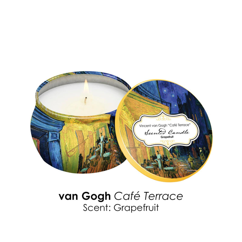 van Gogh Starry Night Scented Clean Soy Candles - Gift Boxed Set of 4 Scents