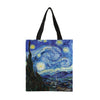 van Gogh Starry Night Canvas Magazine Tote – Slim Vertical Tote Bag