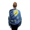 van Gogh Starry Night  Silk Blend Shawl – Lightweight & Elegant Evening Wrap