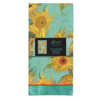 van Gogh Sunflowers Cotton Tea Towel – Flat Weave, Absorbent