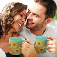 van Gogh Sunflowers Large Porcelain Fine Art Coffee and Tea Mug