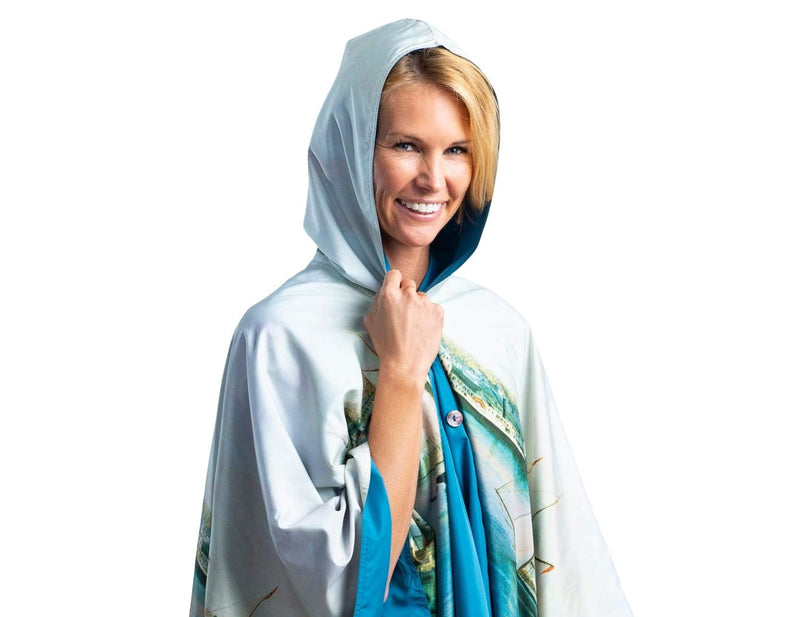 Fine Art RainCaper - Nicholson Newport Harbor Travel Cape