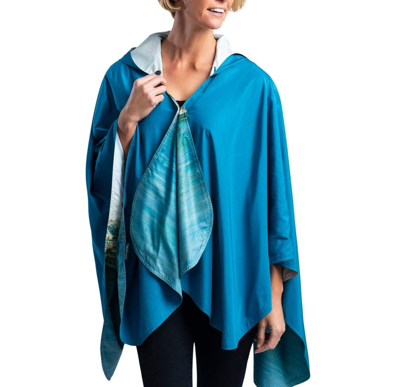 Fine Art RainCaper - Nicholson Newport Harbor Travel Cape