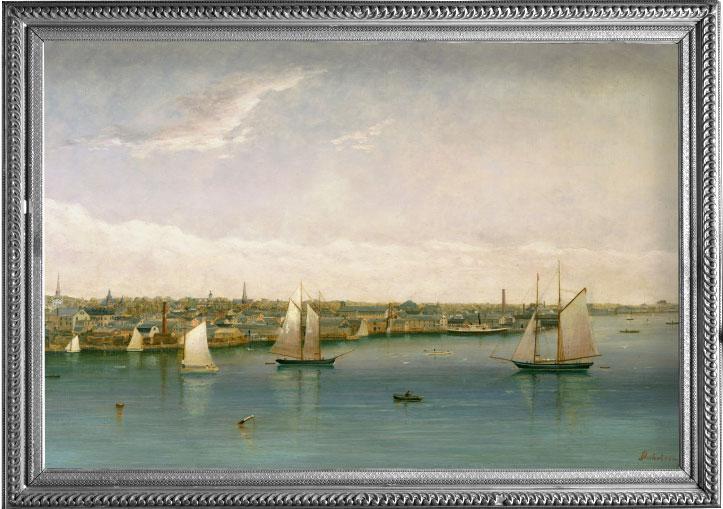 Fine Art RainCaper - Nicholson Newport Harbor Travel Cape