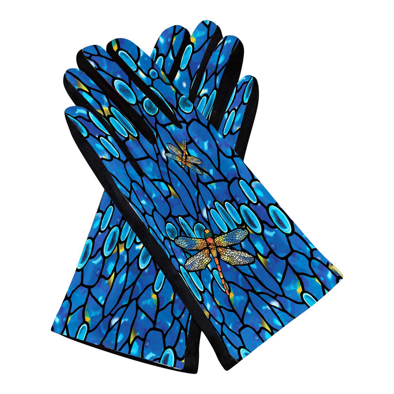 Fine Art Tiffany Dragonfly (Original) Womens Touch Screen Gloves - One Size Fits All