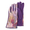 Fine Art Tiffany Peonies and Iris Womens Touch Screen Gloves - One Size Fits All