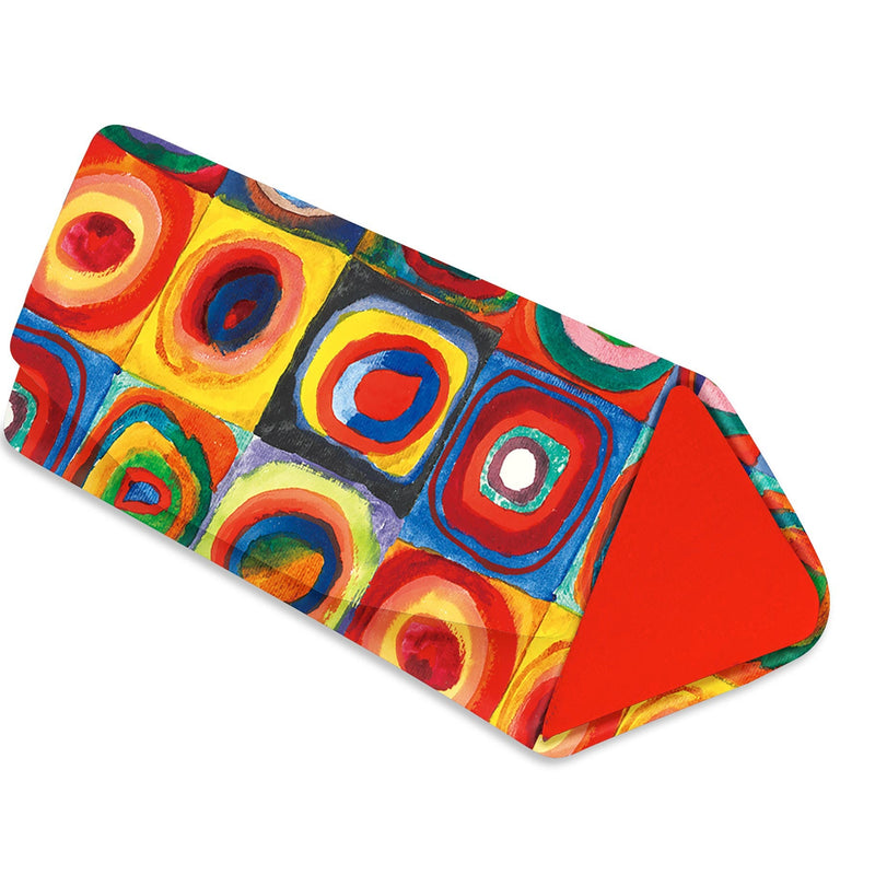 Kandinsky Circles Folding Glasses Case – Compact & Protective