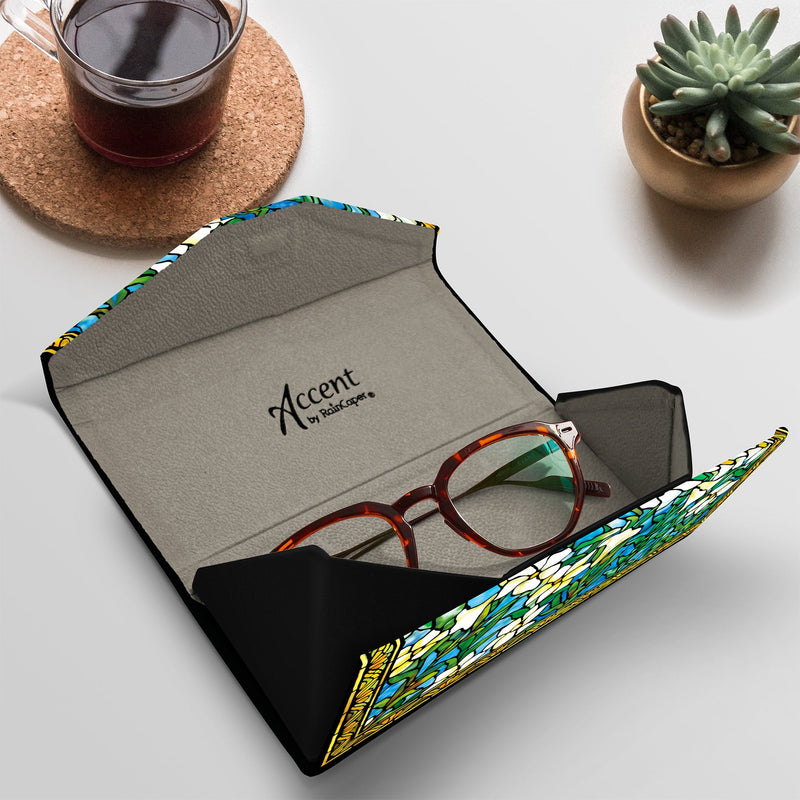 Tiffany Field of Lilies Folding Glasses Case – Compact & Protective
