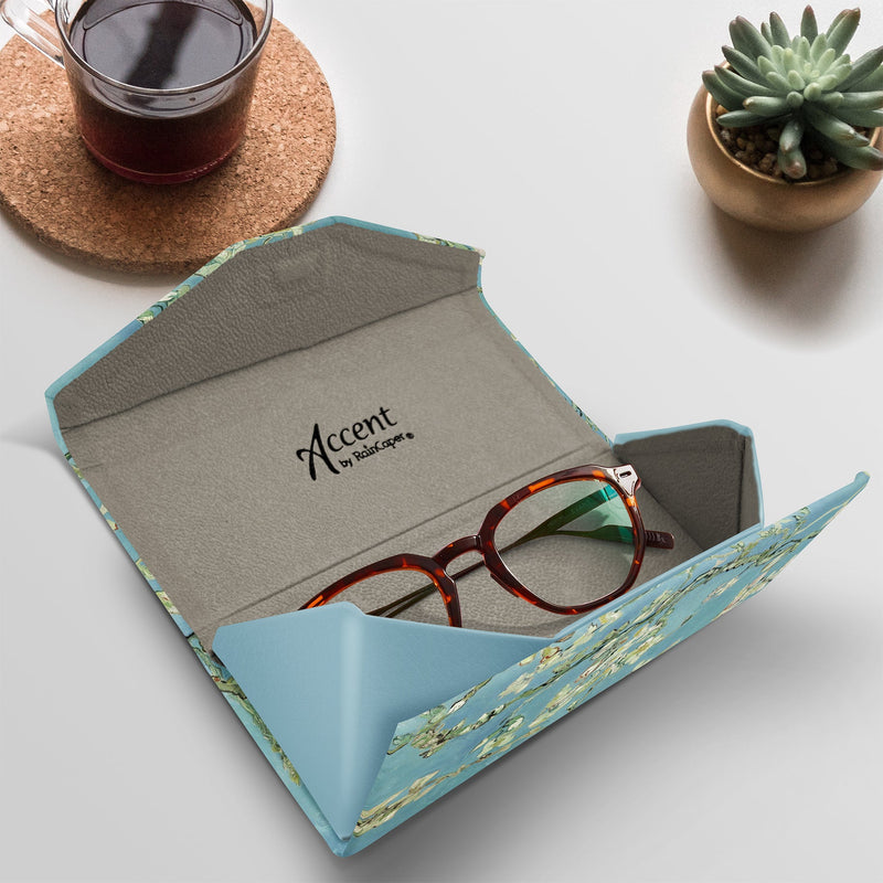 van Gogh Almond Blossom Folding Glasses Case – Compact & Protective