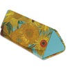 van Gogh Sunflowers Folding Glasses Case – Compact & Protective