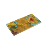 van Gogh Sunflowers Folding Glasses Case – Compact & Protective