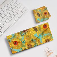 van Gogh Sunflowers Folding Glasses Case – Compact & Protective