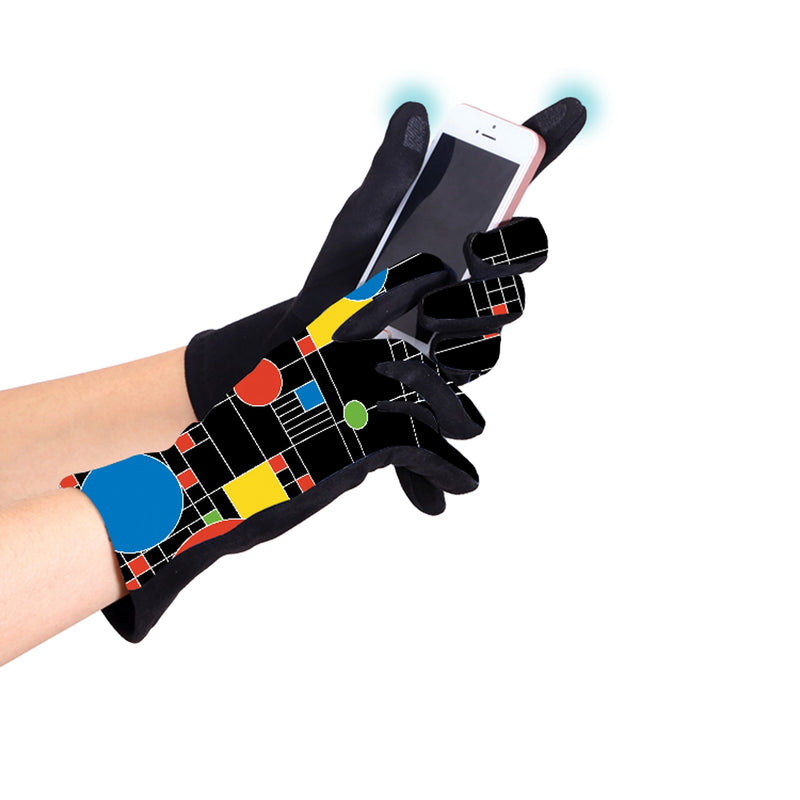 Frank Lloyd Wright Coonley Playhouse Womens Touch Screen Gloves