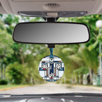 Frank Lloyd Wright Waterlilies Porcelain Keepsake Ornament – Flat Ceramic, Gift-Ready