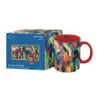 Franz Marc Stables Fine Art Mug – 11 oz Porcelain Coffee Cup
