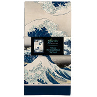 Hokusai The Great Wave Cotton Tea Towel – Flat Weave, Absorbent