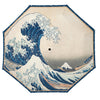 Hokusai "The Great Wave" Travel Umbrella – Compact, One-Touch Open & Close