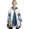 Hokusai The Great Wave Reversible Rain Cape Poncho – Lightweight Hooded Wrap