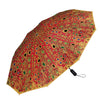 Klimt Hope II Red Travel Umbrella – Compact, One-Touch Open & Close