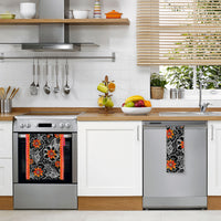 Laurel Burch Orange Blossoms Cotton Tea Towel – Flat Weave, Absorbent