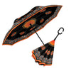 Laurel Burch Orange Blossoms Reverse Inverted Umbrella – Windproof - Earlier Design